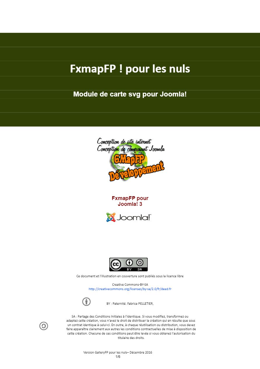 Première de couverture de la documentation